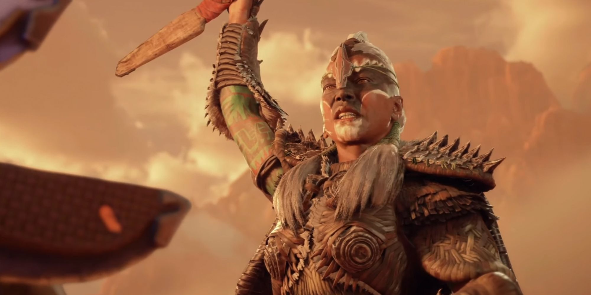 Horizon: Forbidden West. Regalla ordering her people to fight against Aloy.