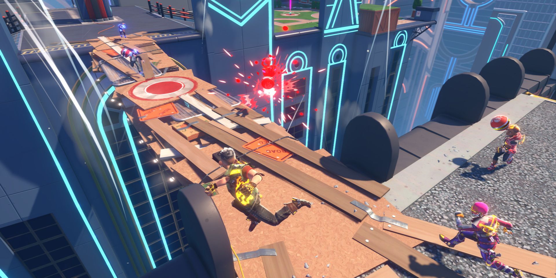 The Map Rooftop Rumble from Knockout City