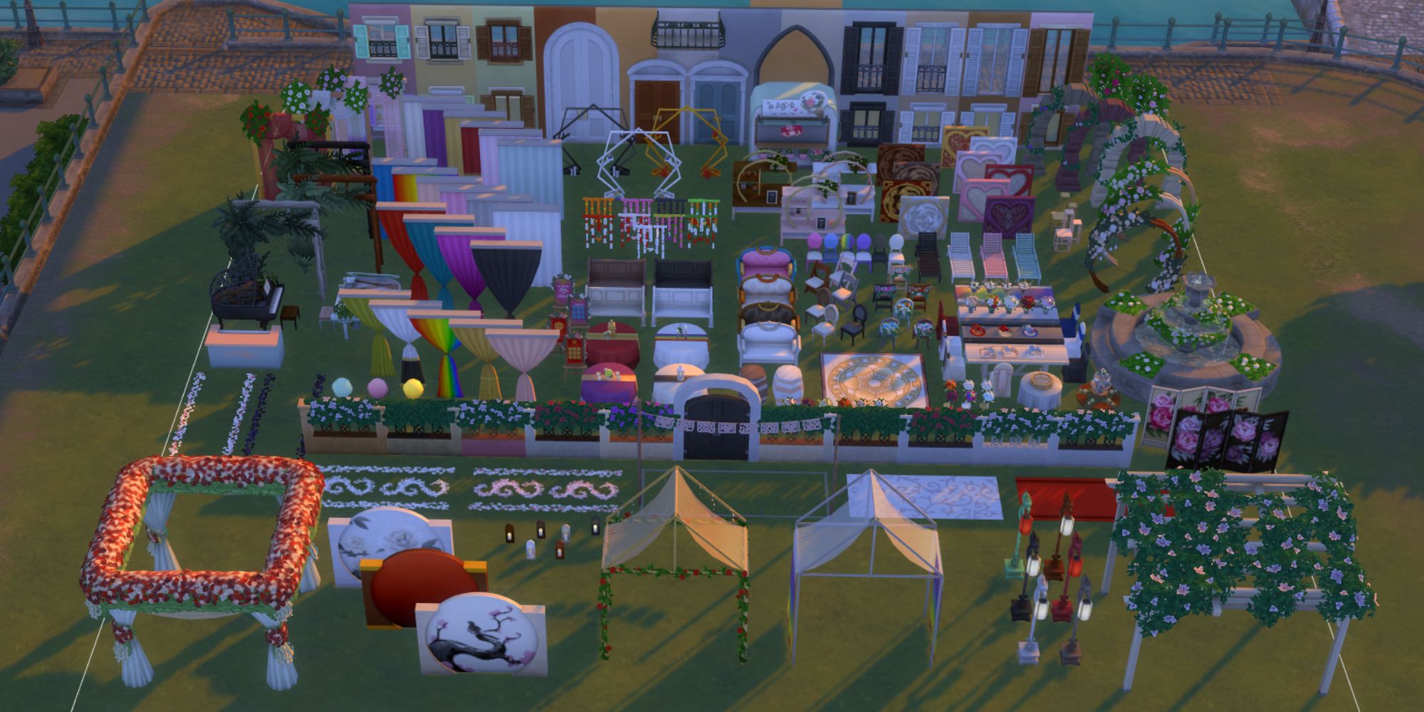Sims 4 weddings build and buy