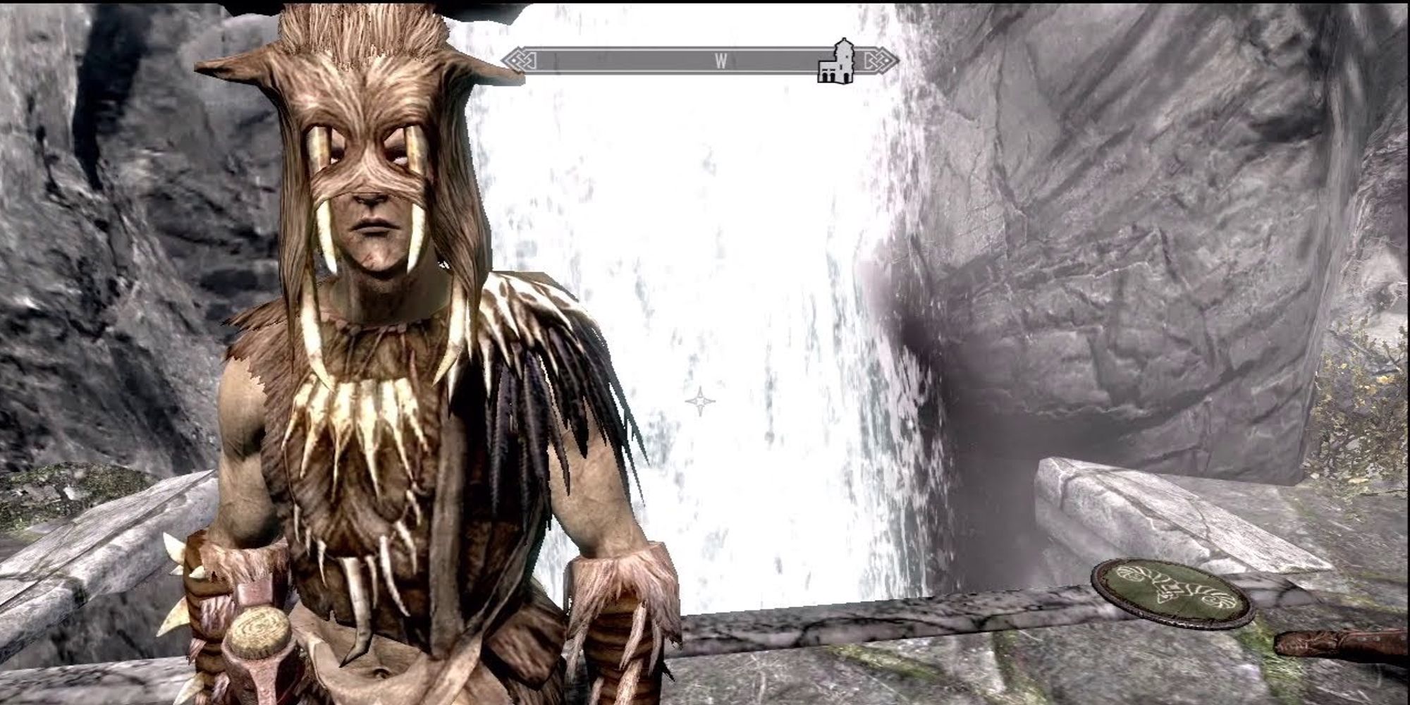 player wearing armor of the old gods
