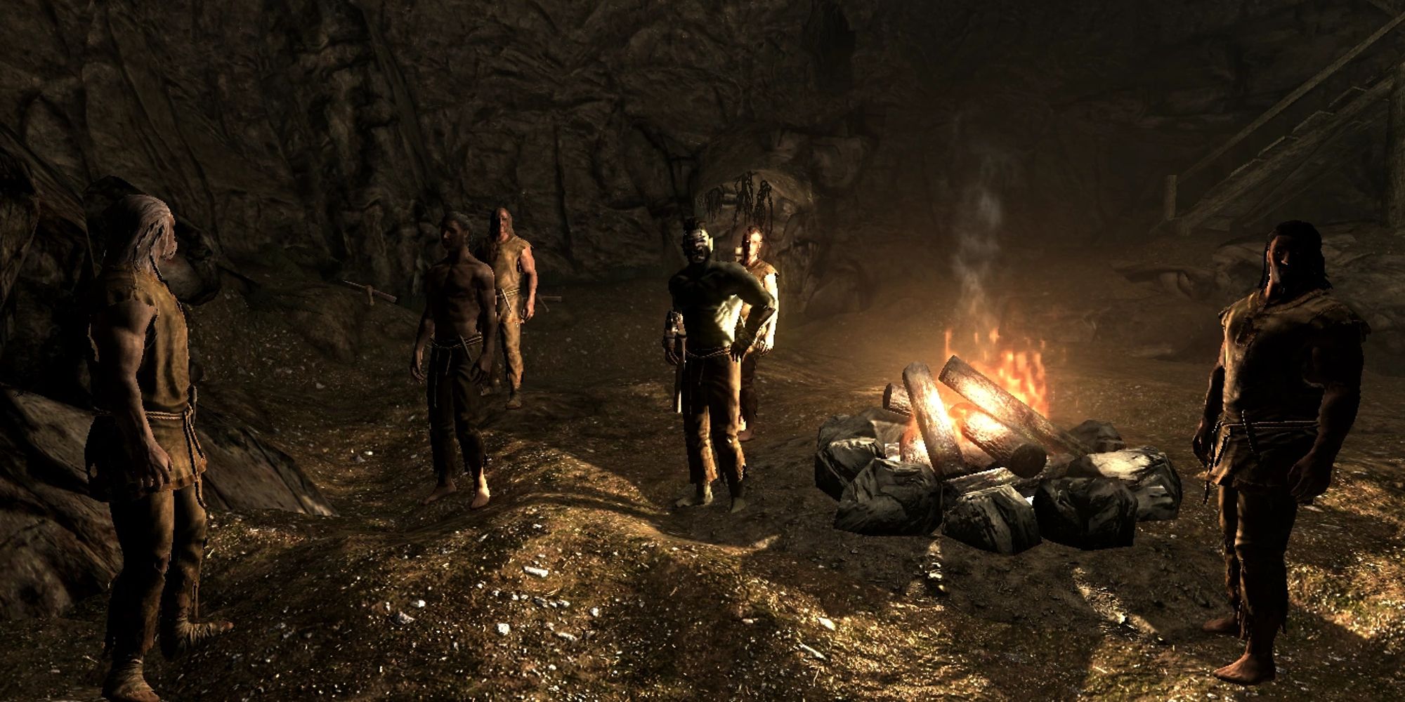 madanach and prisoners discussing escape in cidhna mine