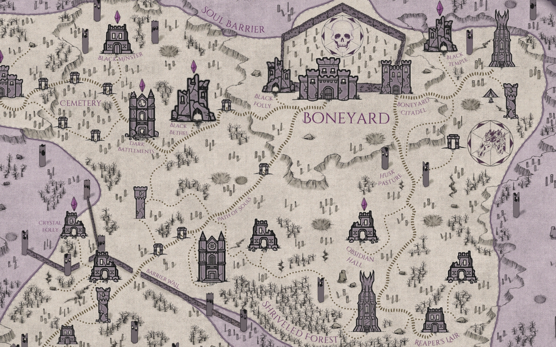 Soul Cairn Map