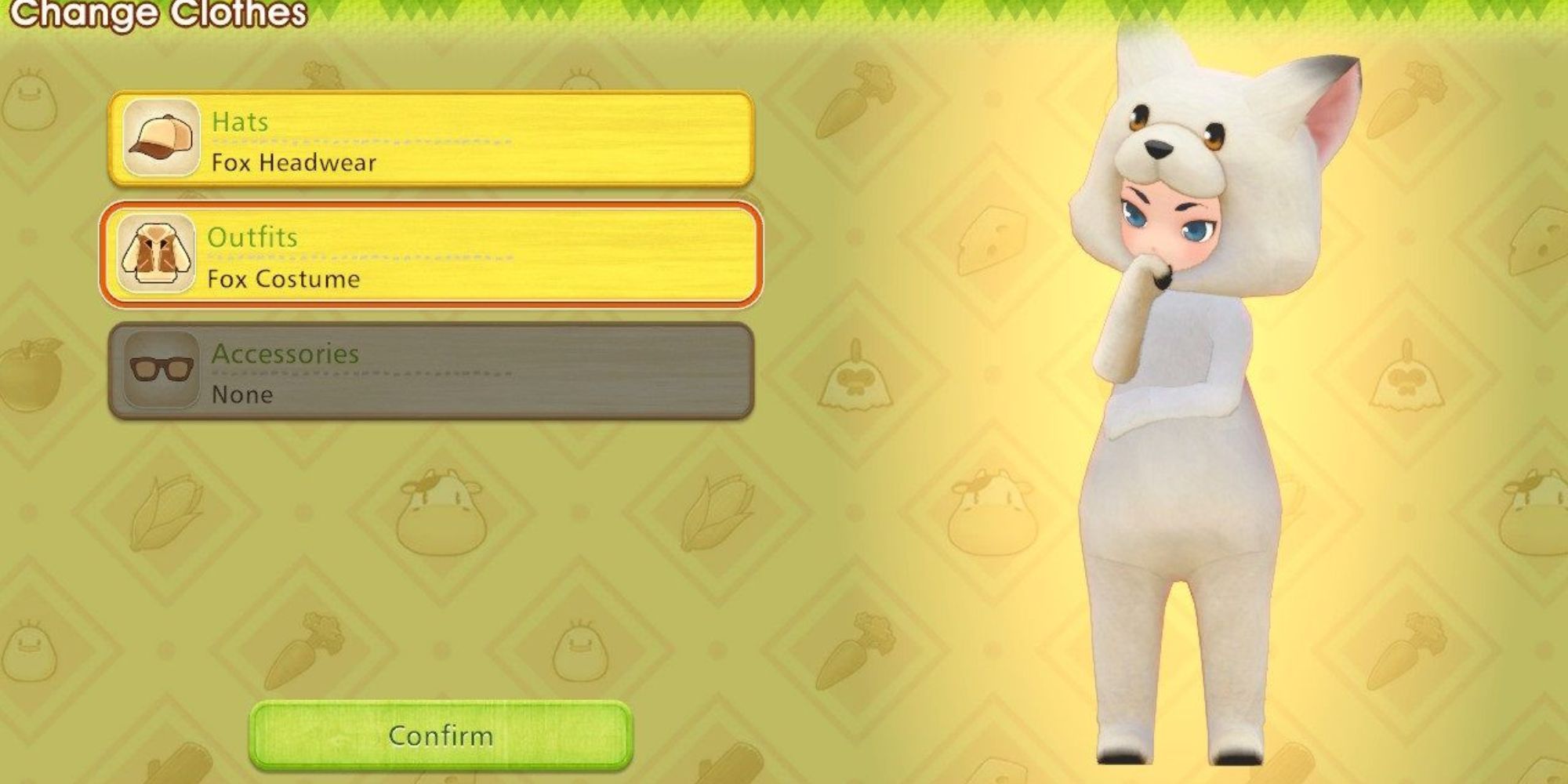 Story of Seasons Pioneers of Olive Town Fox Costume DLC