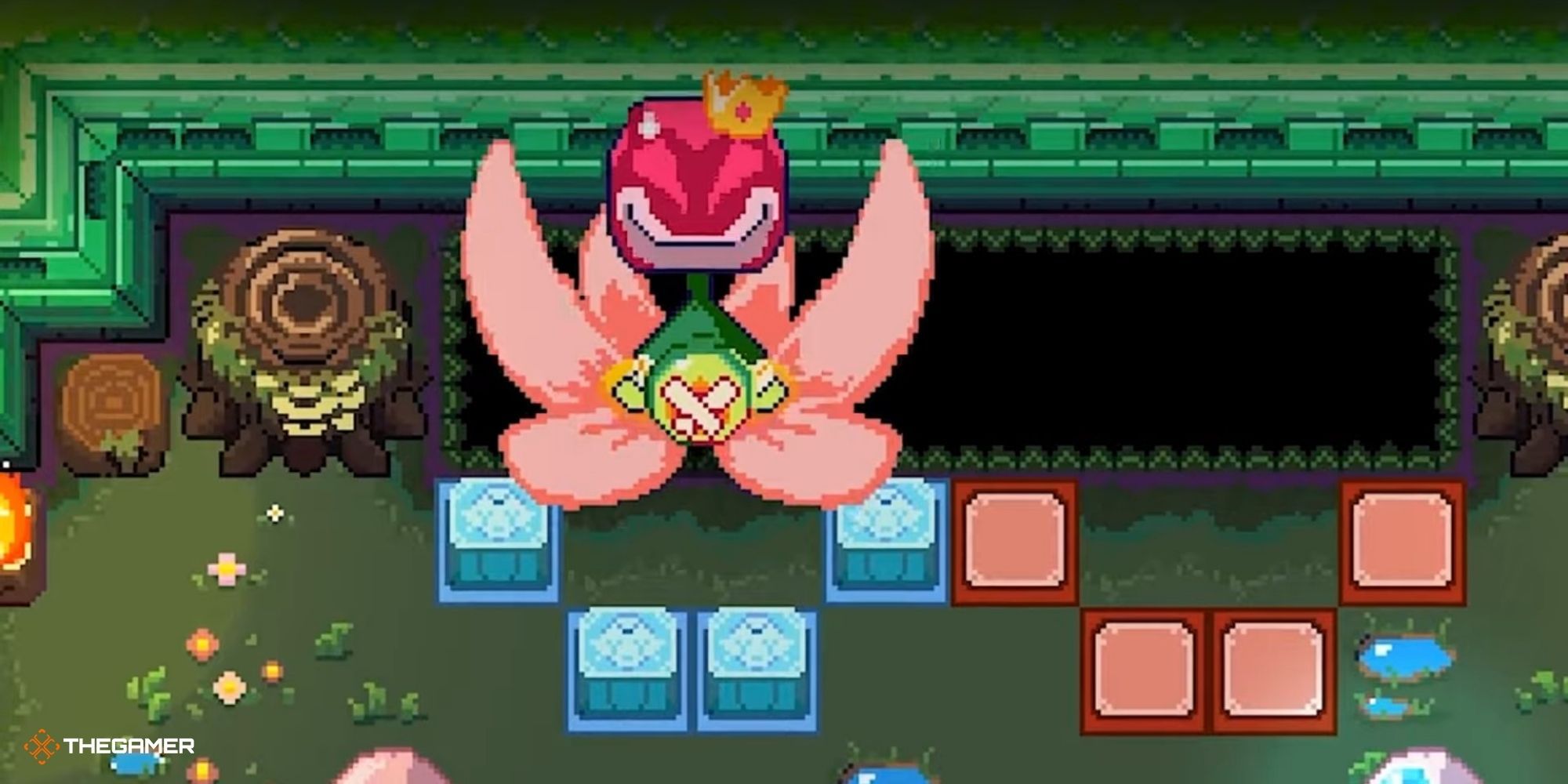 Super Dungeon Maker - boss in a room with switch tiles