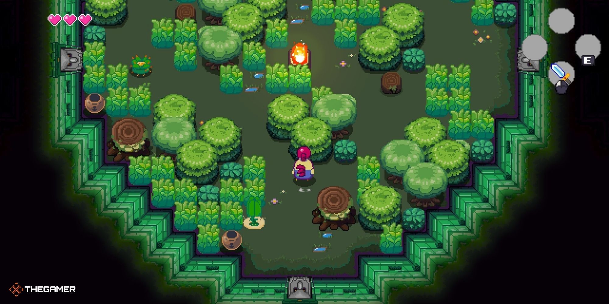 Super Dungeon Maker - grassy room