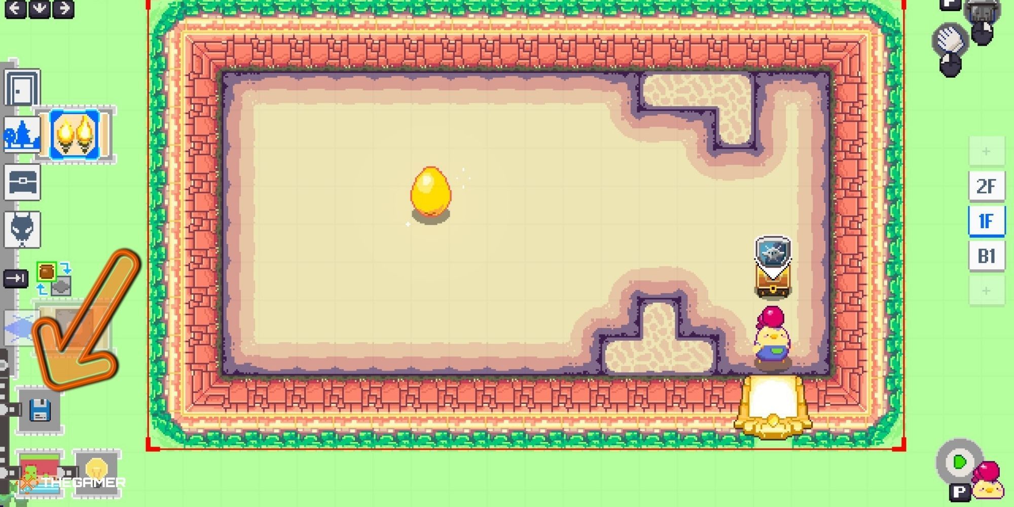 Super Dungeon Master - Dungeon building menu