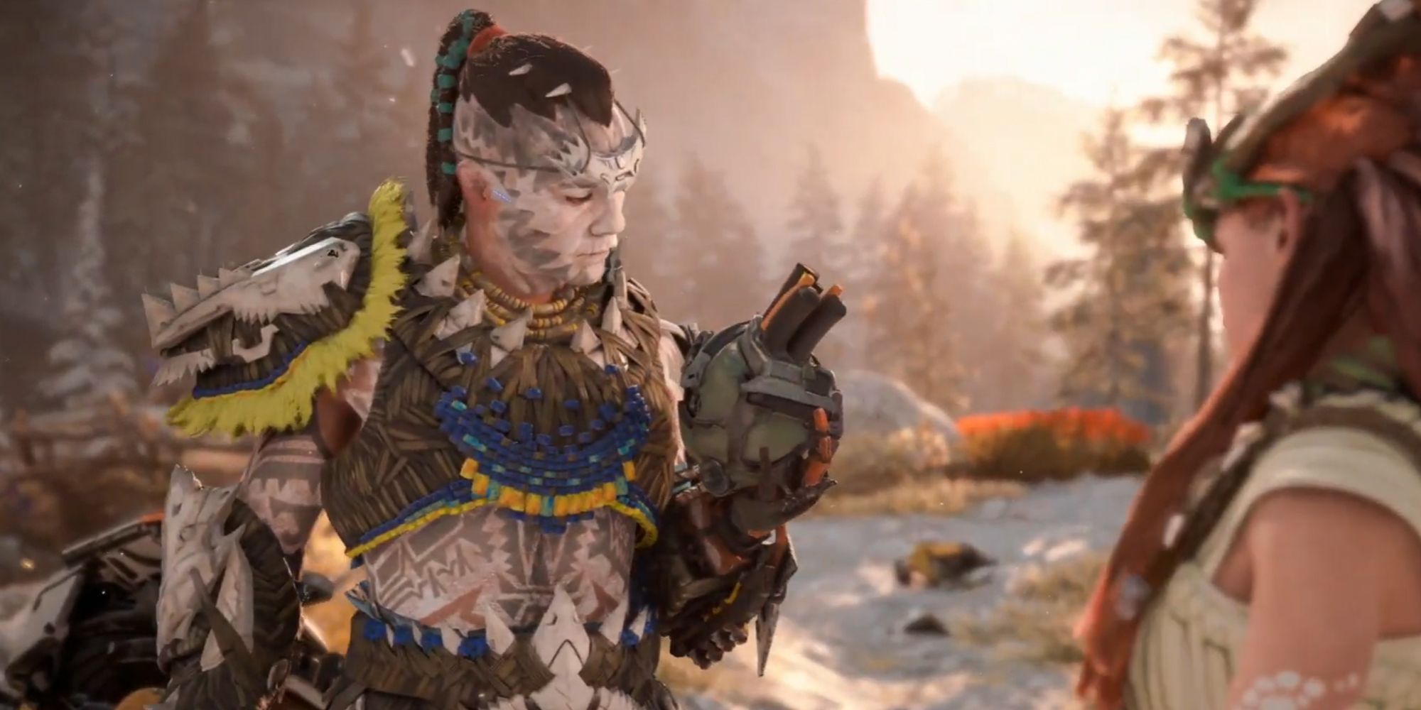 Horizon: Forbidden West cutscene of side quest.
