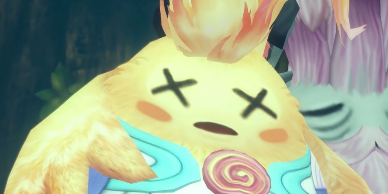 Riki with X's over his eyes