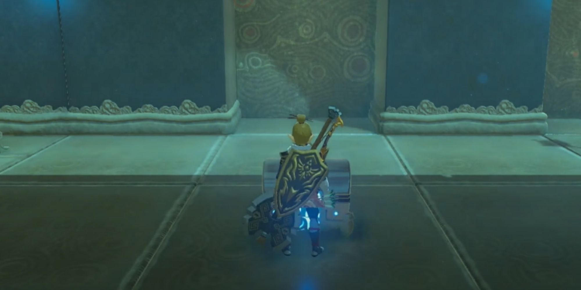 Zelda Breath Of The Wild Chest Inside Mezza Lo Shrine