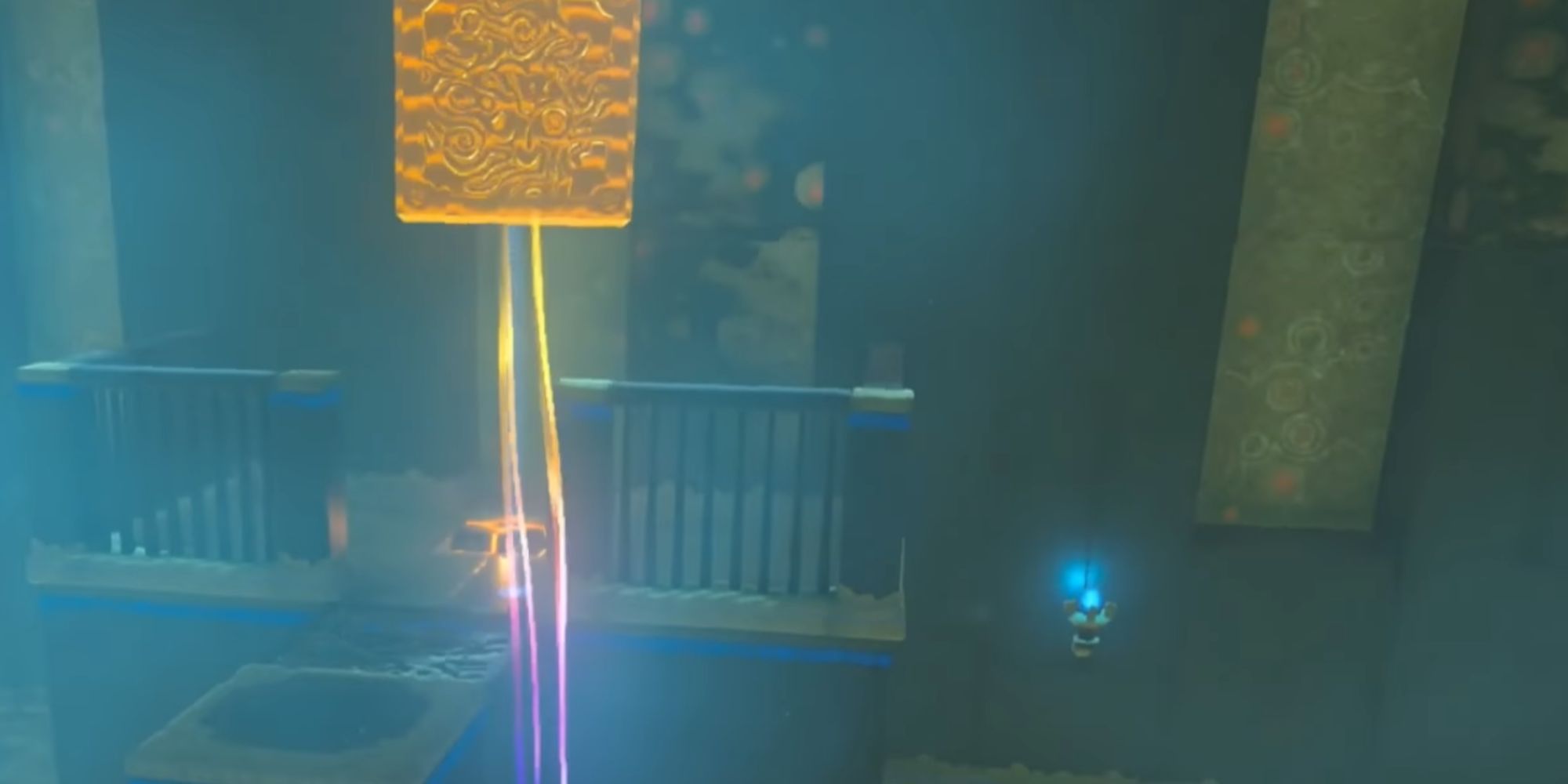 Zelda Breath Of The Wild Metal Box On Top Of Button