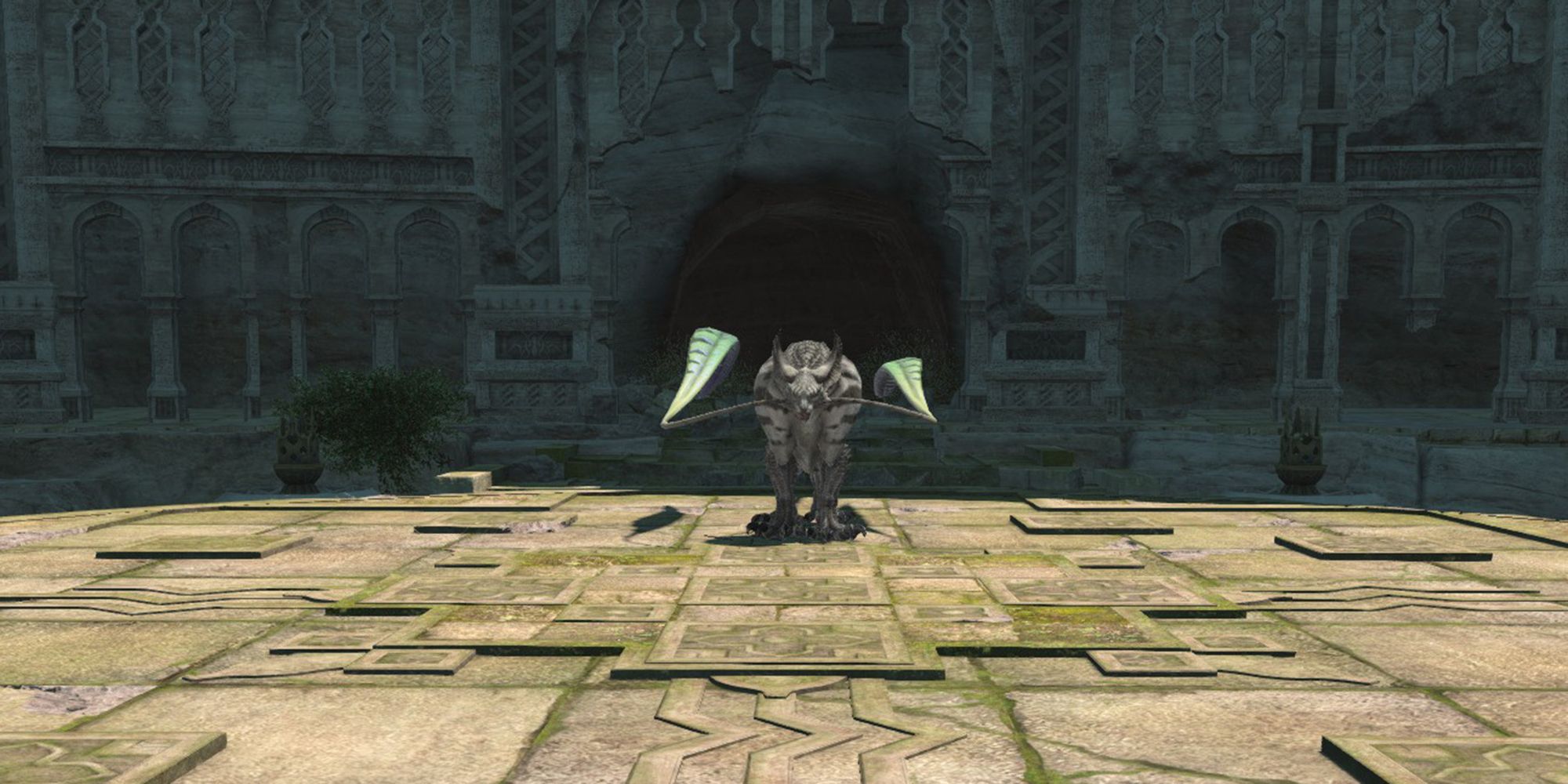 coeurl sruti, first boss of the temple of the fist dungeon