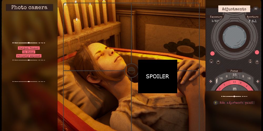 martha is dead crypt scene hidden baby