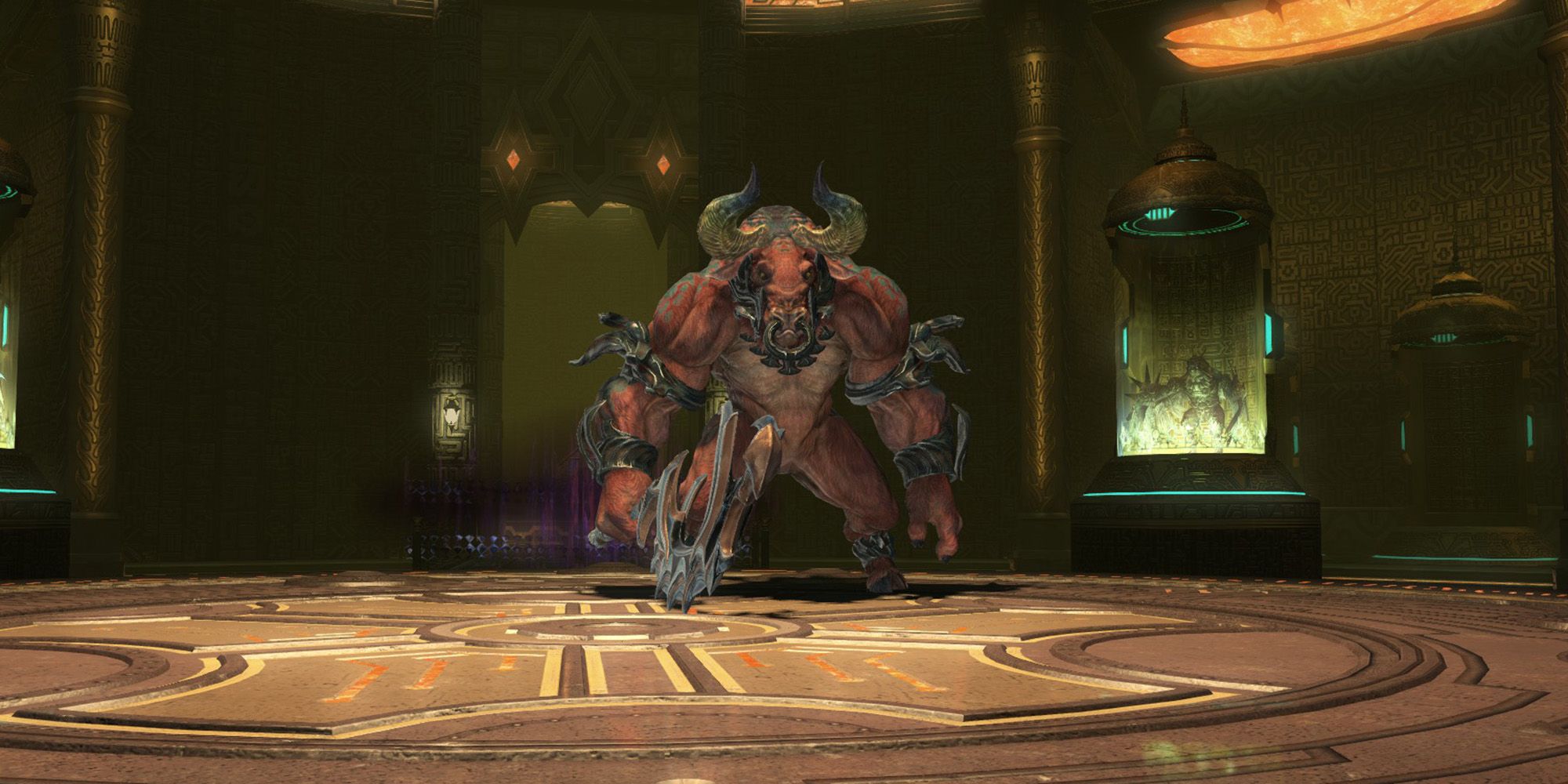 minotaur, second boss of fractal continuum dungeon