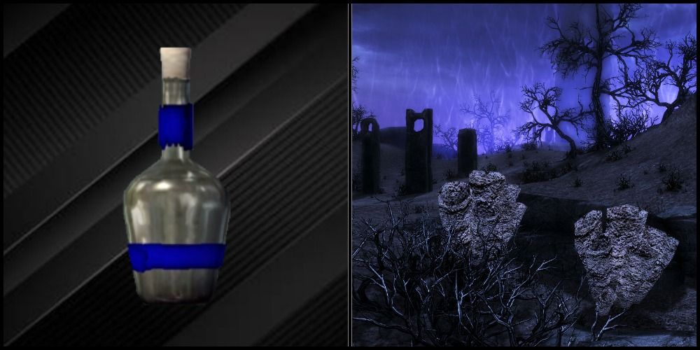 Split image with Soul Husk Extract to the left and actual Soul Husks to the right