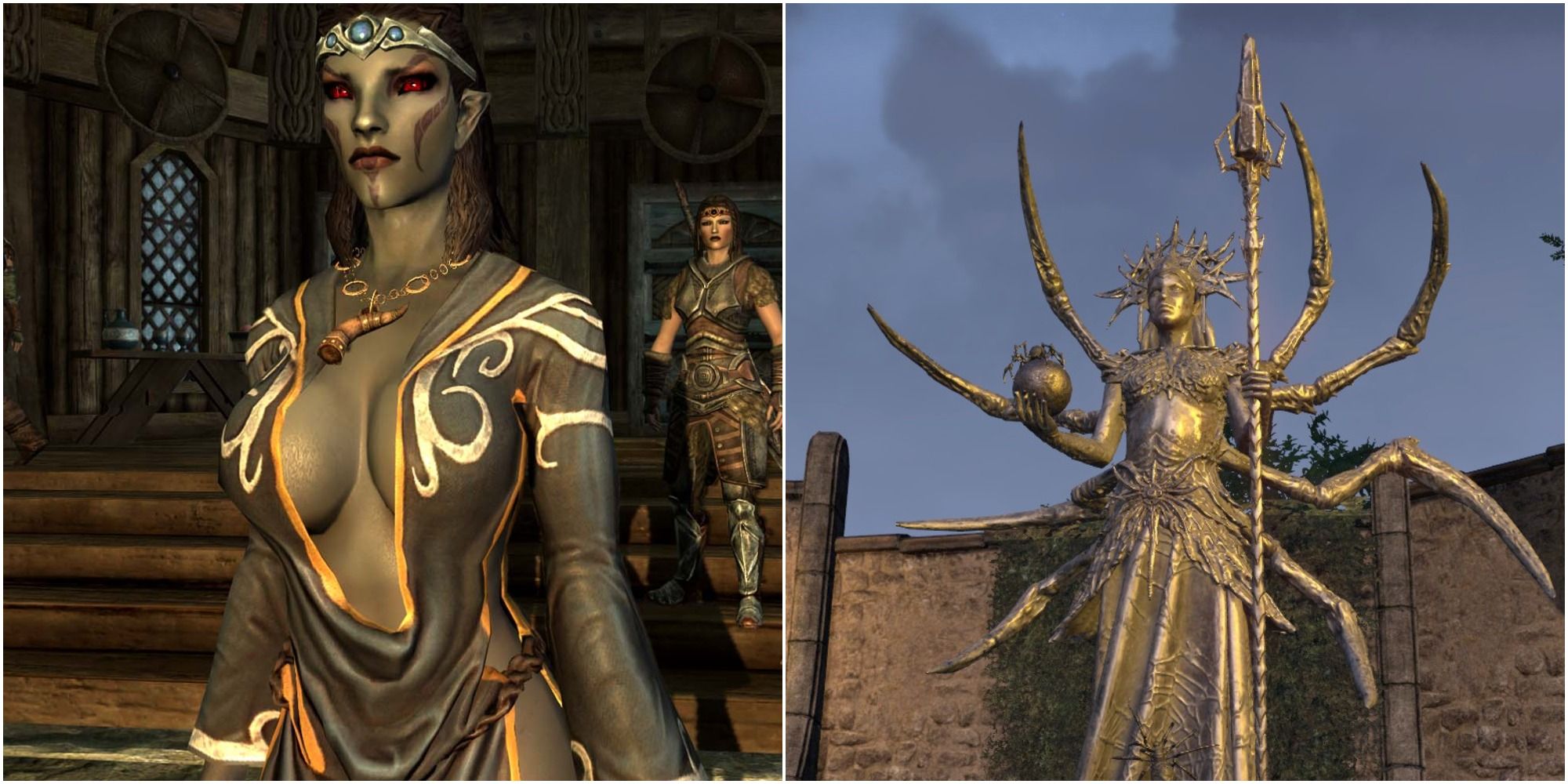 Skyrim The Dunmer and their Daedra worship