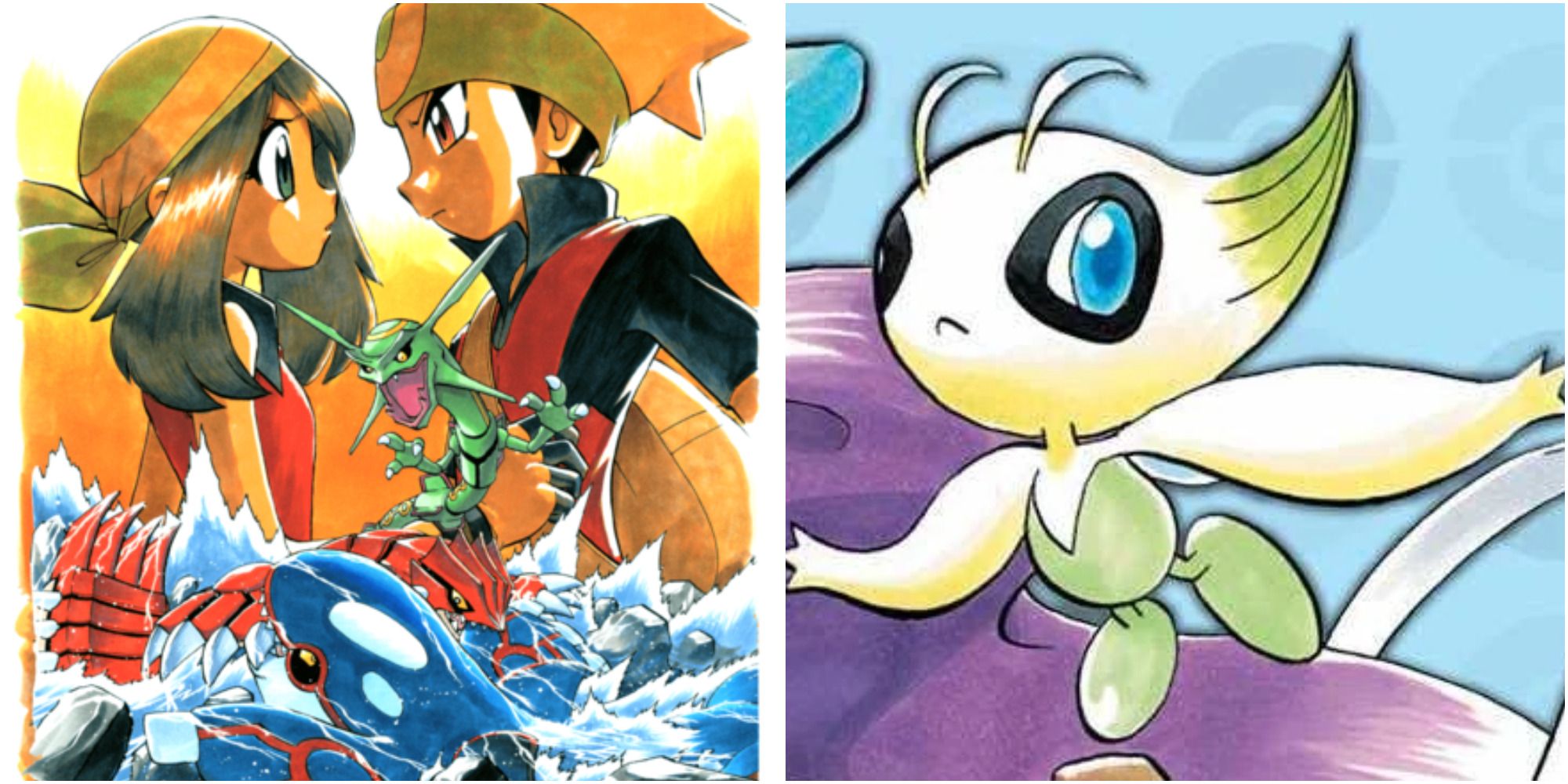pokemon adventures ruby &sapphire & celebi