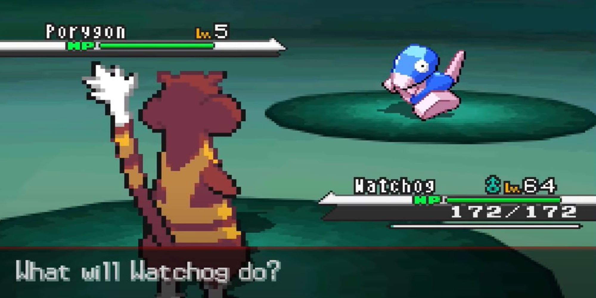 Battling a Shiny Porygon in Pokemon Black Pokemon White