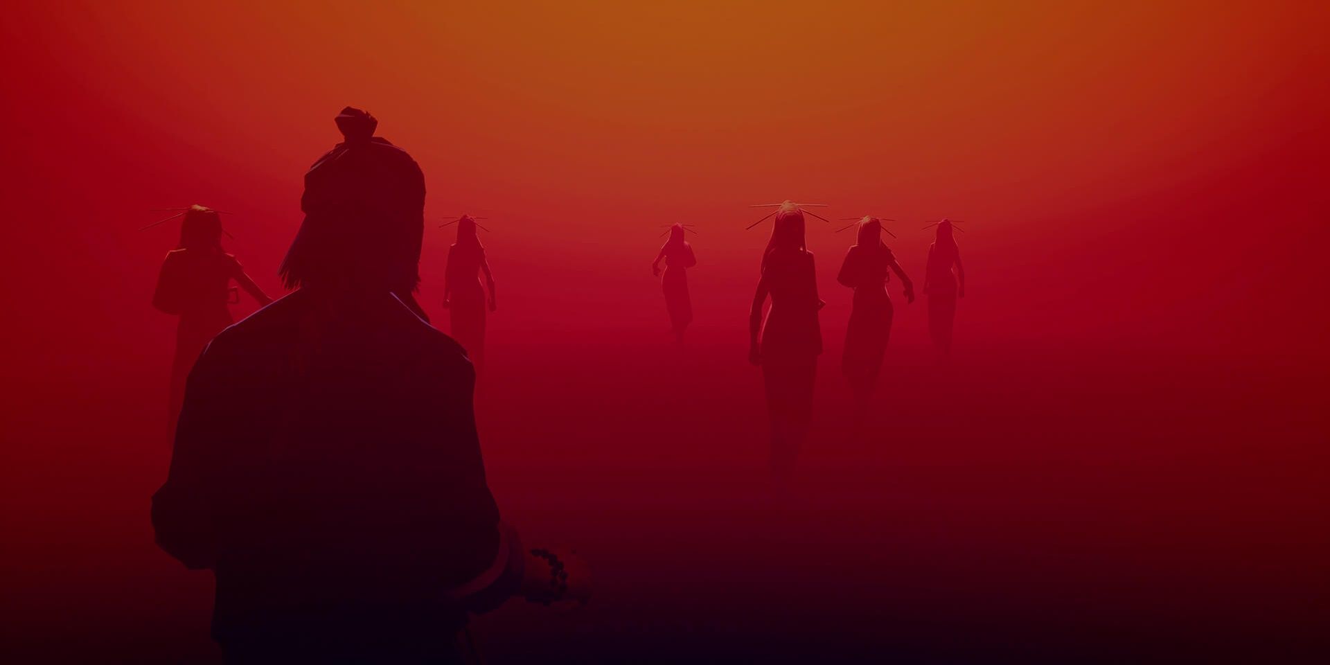 A screenshot showing the player about to fight a group of female fighters in Sifu