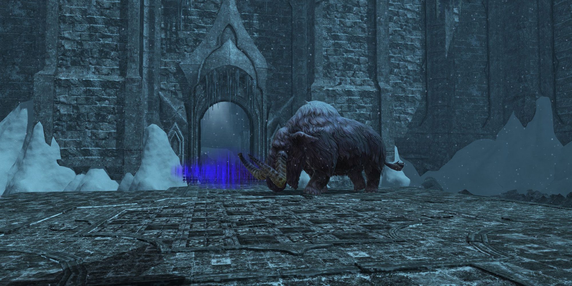 towering oliphant, first boss of the dusk vigil dungeon