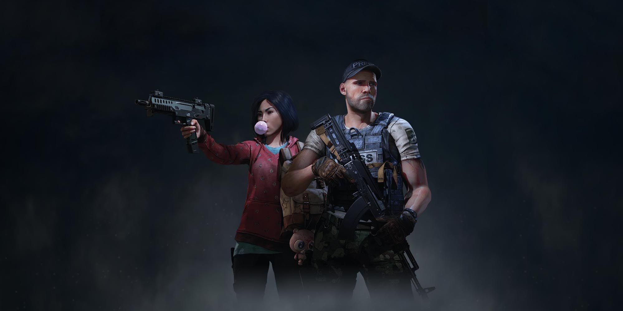 Two WWZ survivors standing side by side ready to fight
