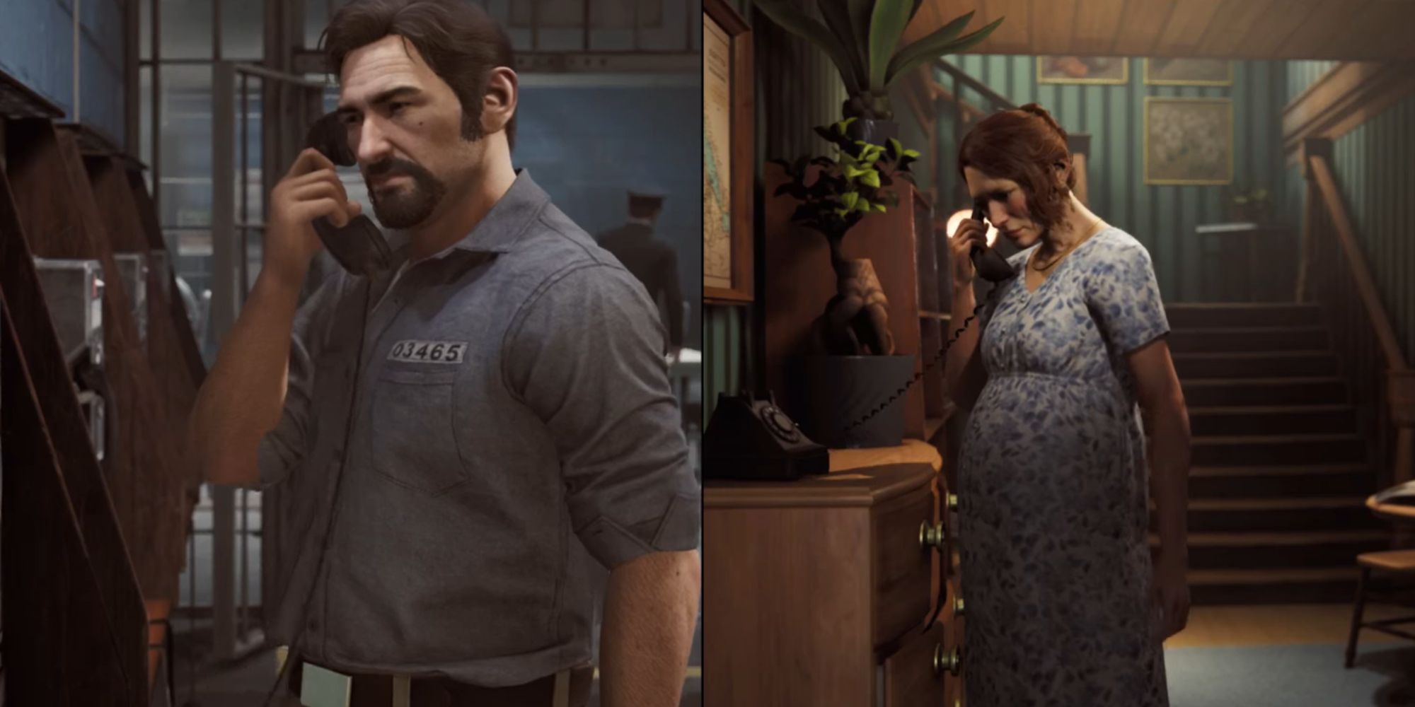 A Way Out Screenshot Of Vincent On Phone With Wife