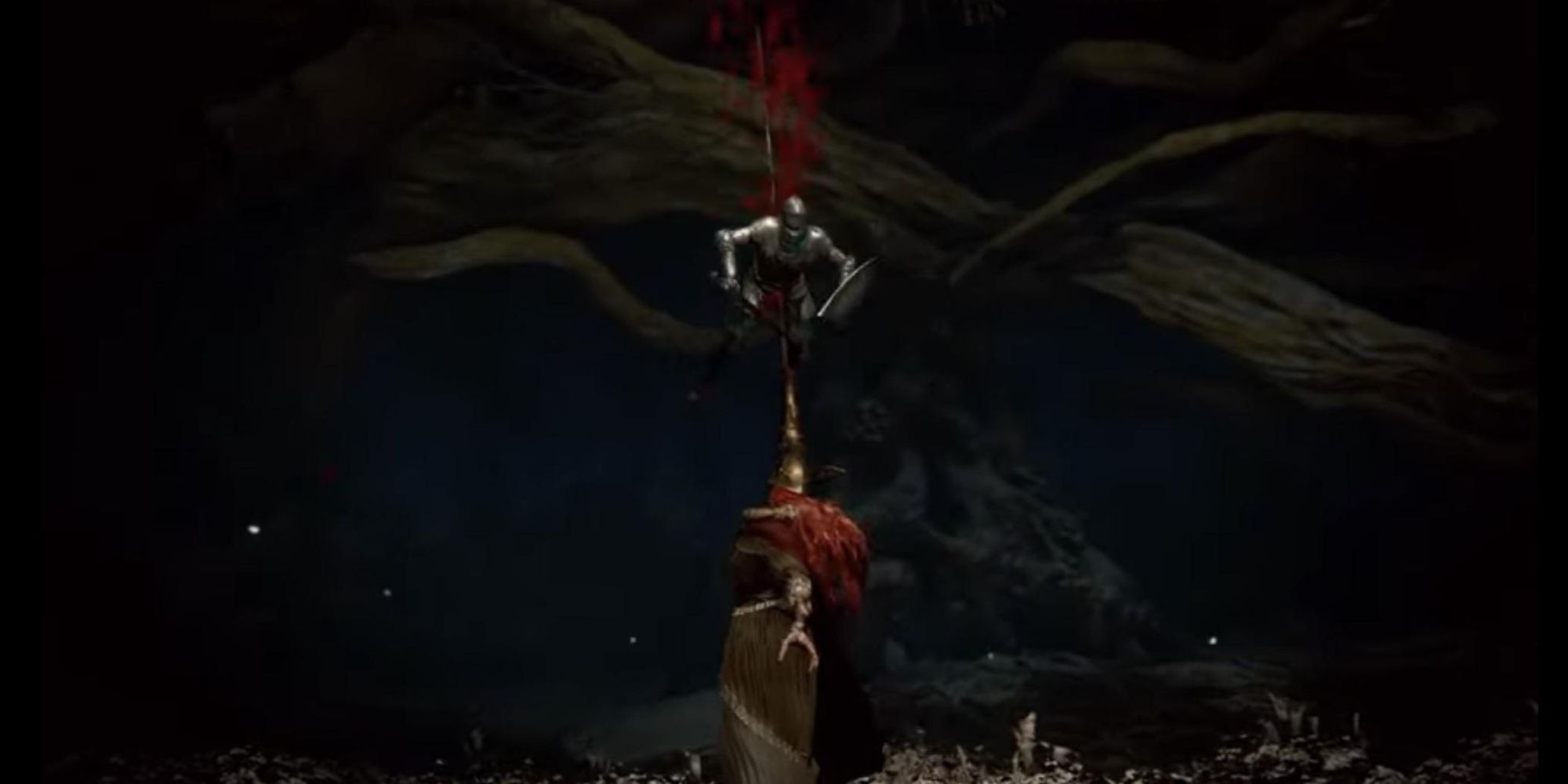 A grab attack in Elden Ring
