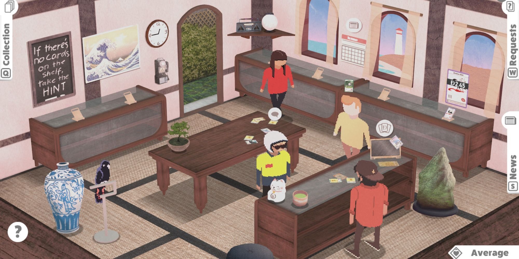 A shop in Kardboard Kings Card Shop Simulator
