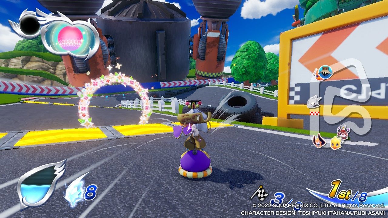 Chocobo GP vivi using camilla's ability rings