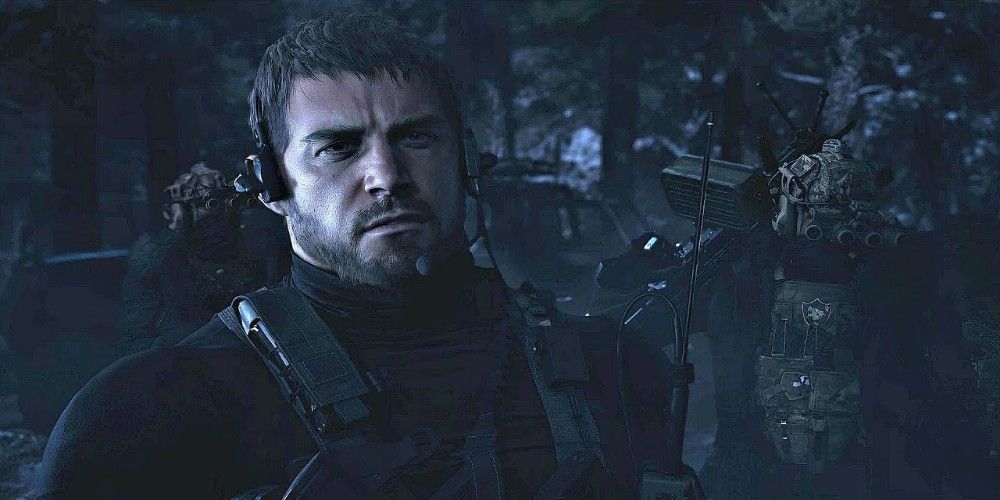 screenshot of Chris Redfield Resident Evil 8