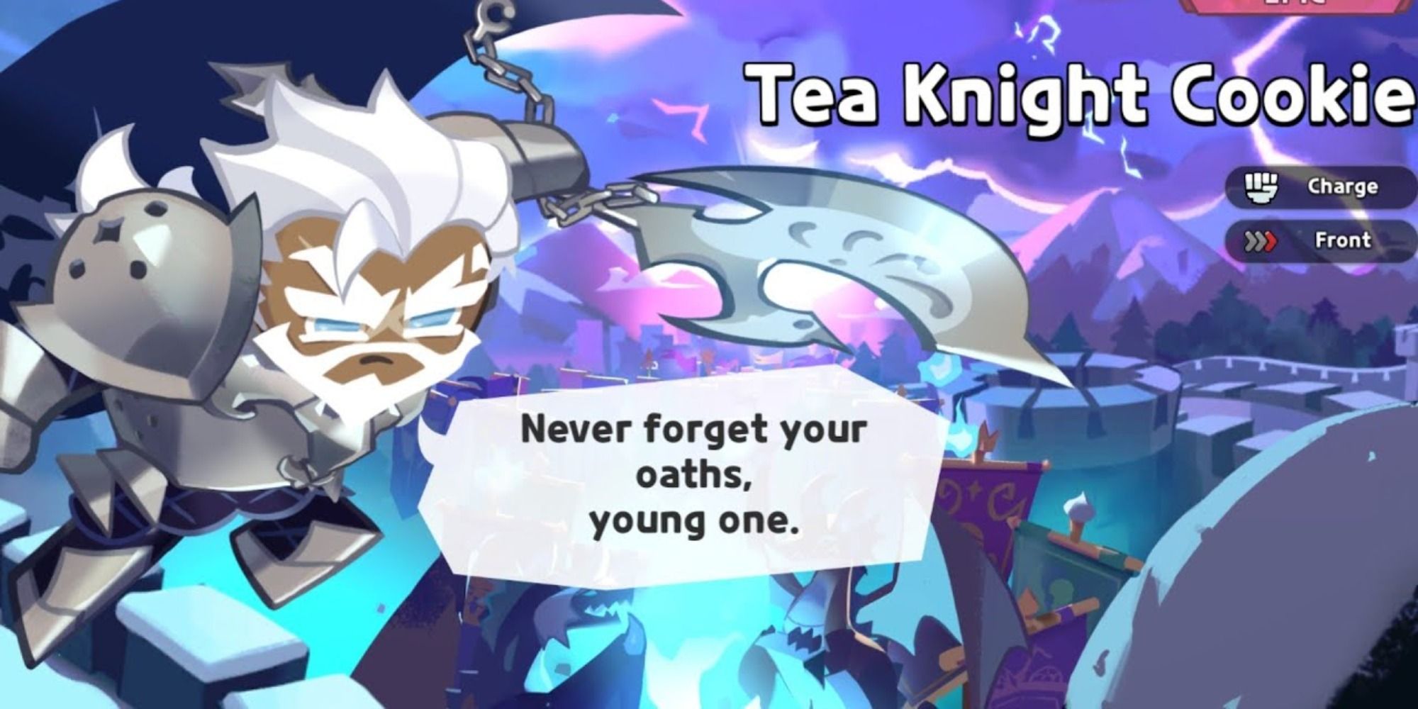 Cookie Run Kingdom Charge Tea Knight Cookie