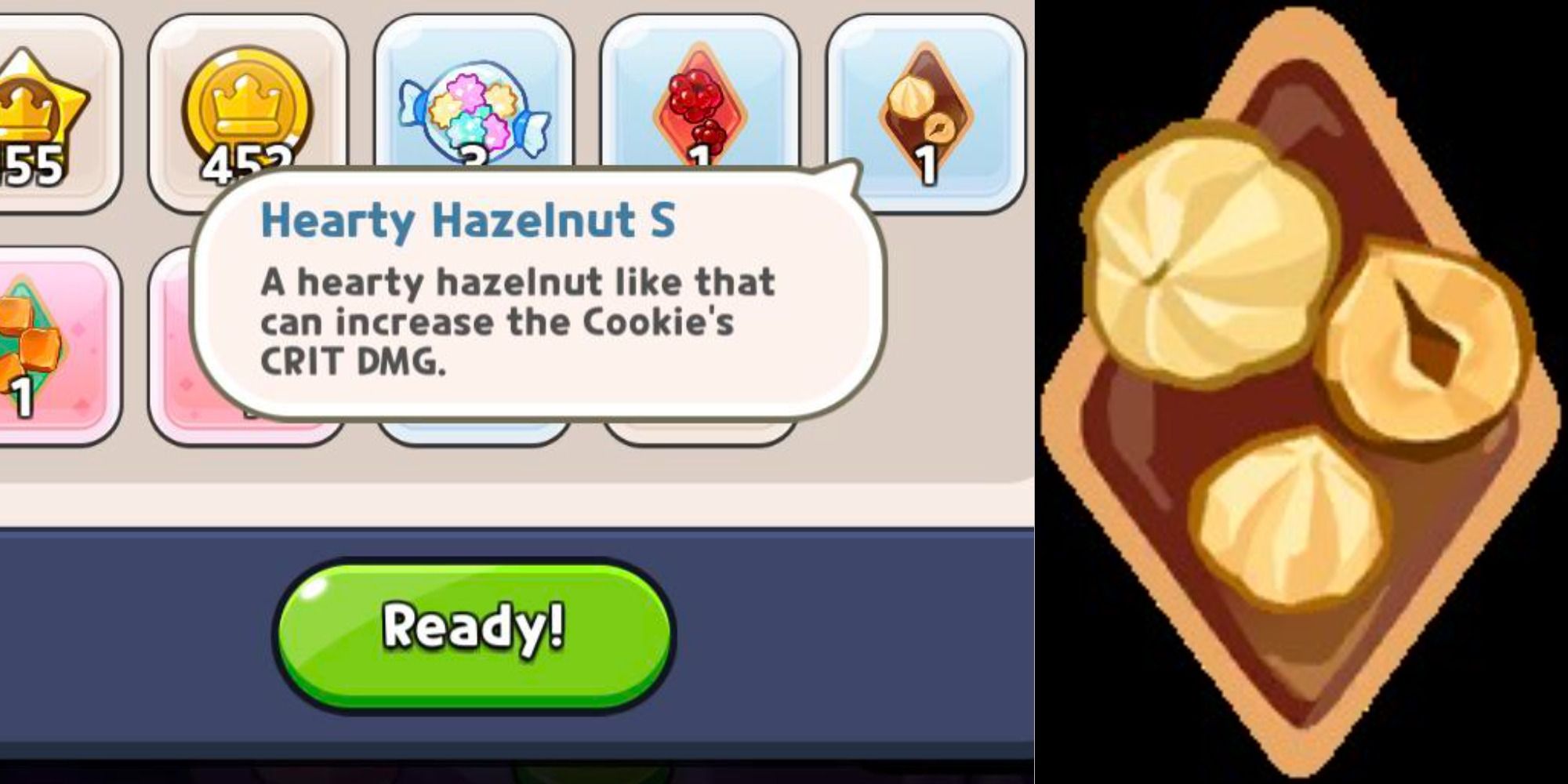 Cookie Run Kingdom Hearty Hazelnut reward