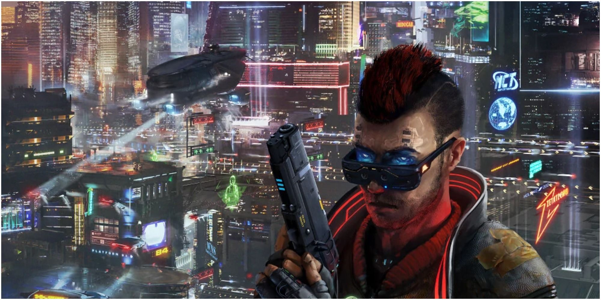 Cyberpunk RED Artwork - Night City Lights