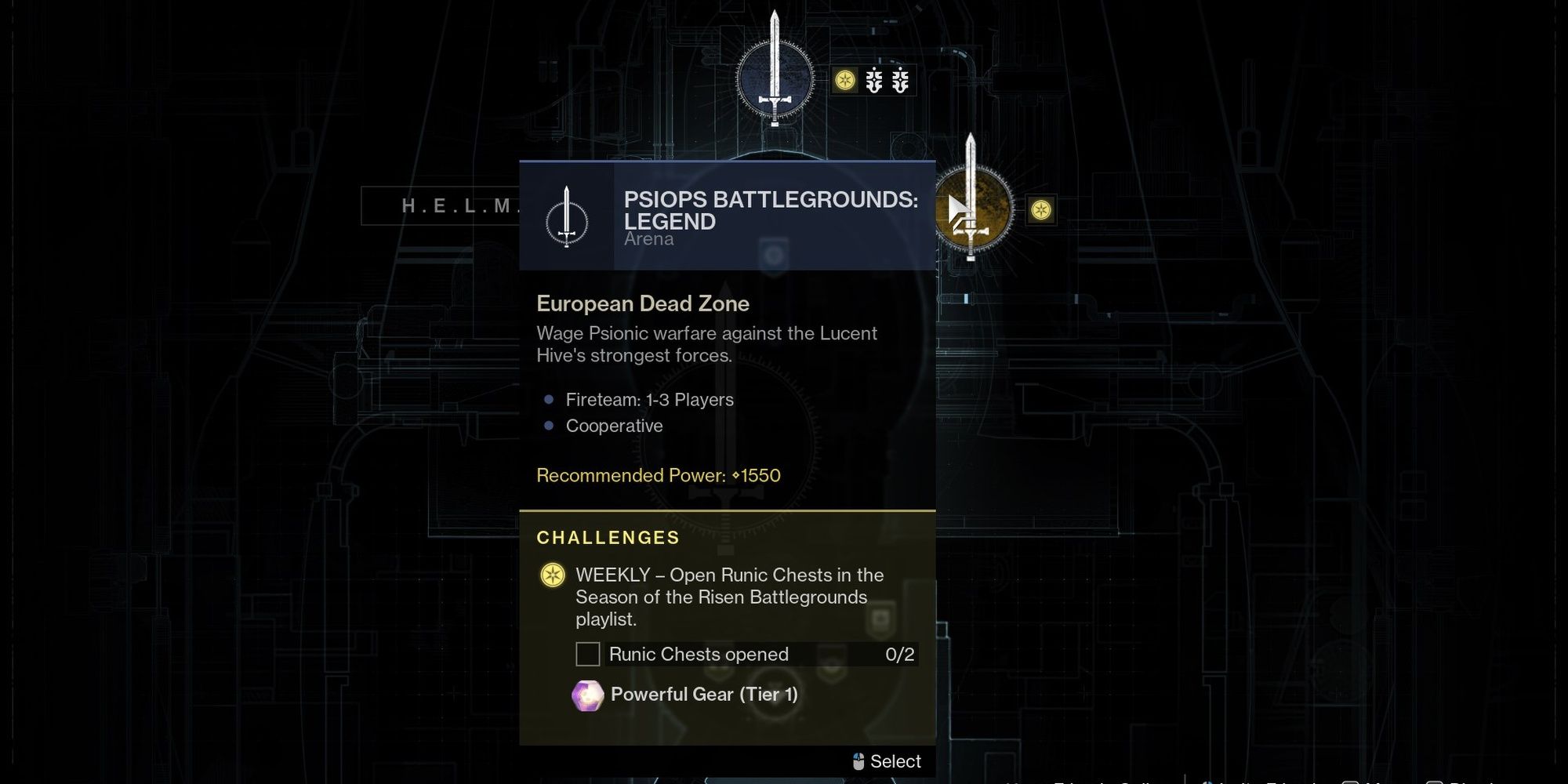 Destiny 2 Legend PsiOps