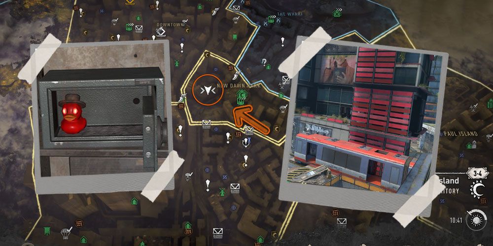 A Red Duck in New Dawn Park region in Dying Light 2