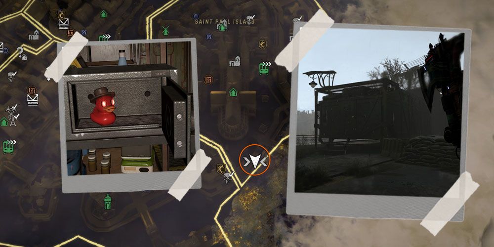 A Red Duck in Saint Paul Island region of Dying Light 2