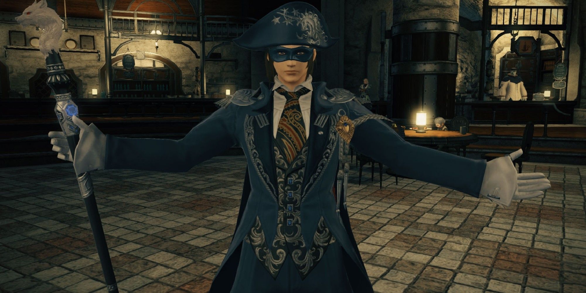 Final Fantasy XIV: A Dashing Mage With Blue Robes
