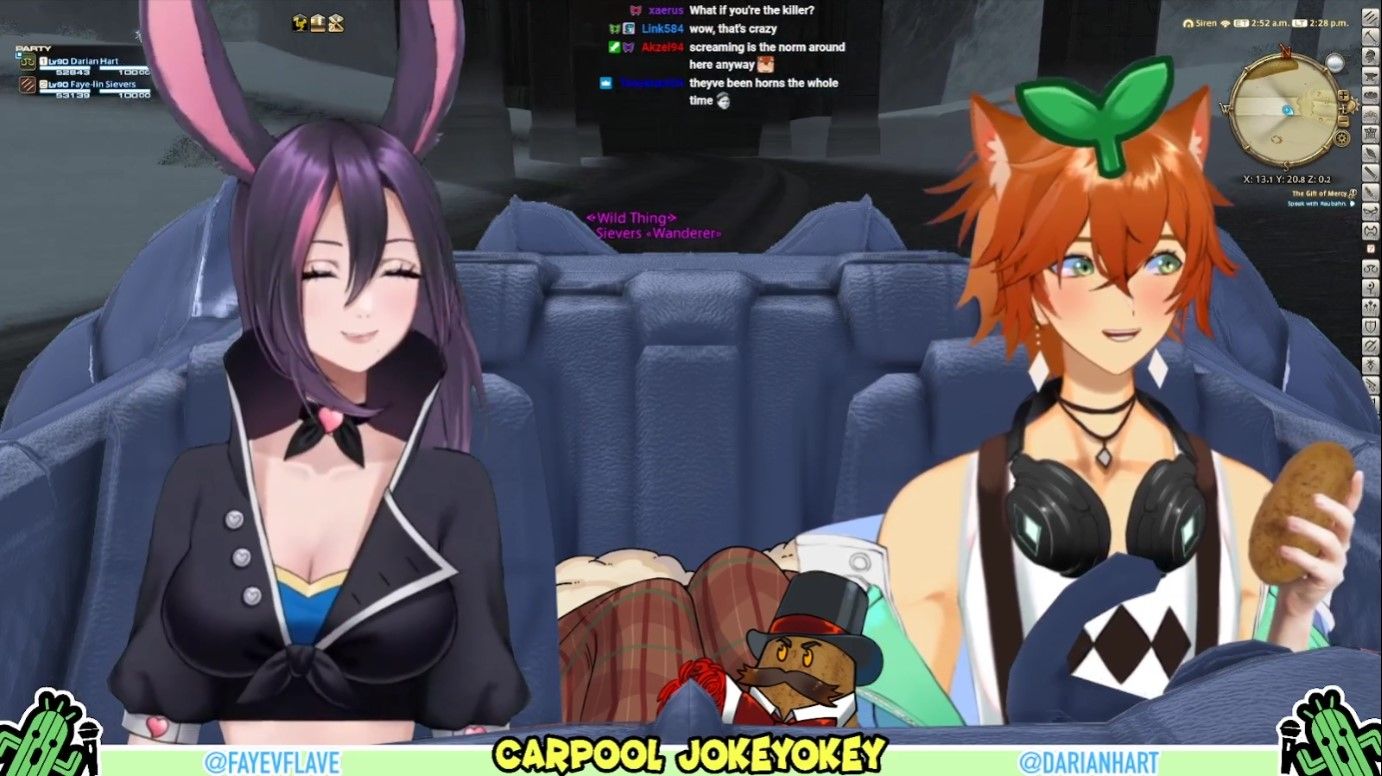 FF14 Darian Heart Carpool jokeyokey