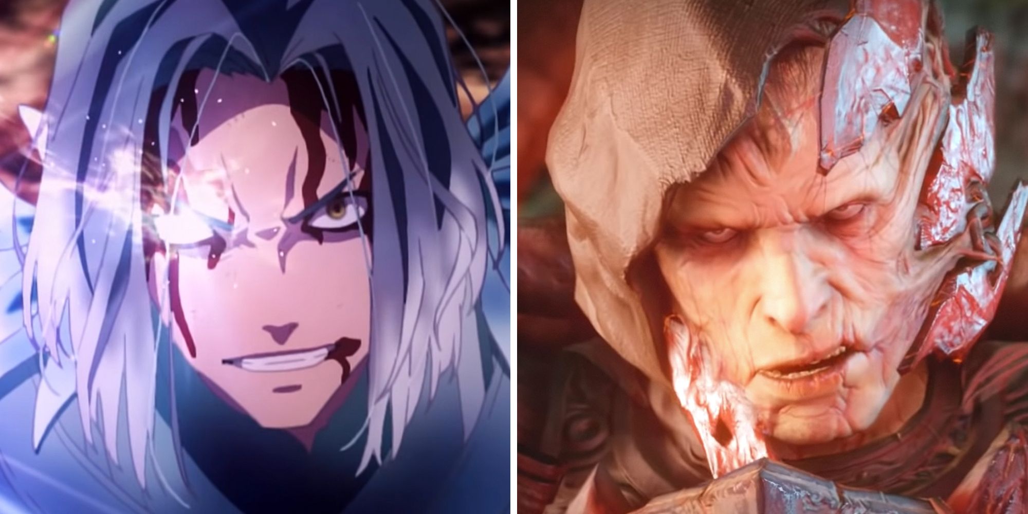 Split image. Tales Of Arise, Dragon Age Inquisition.