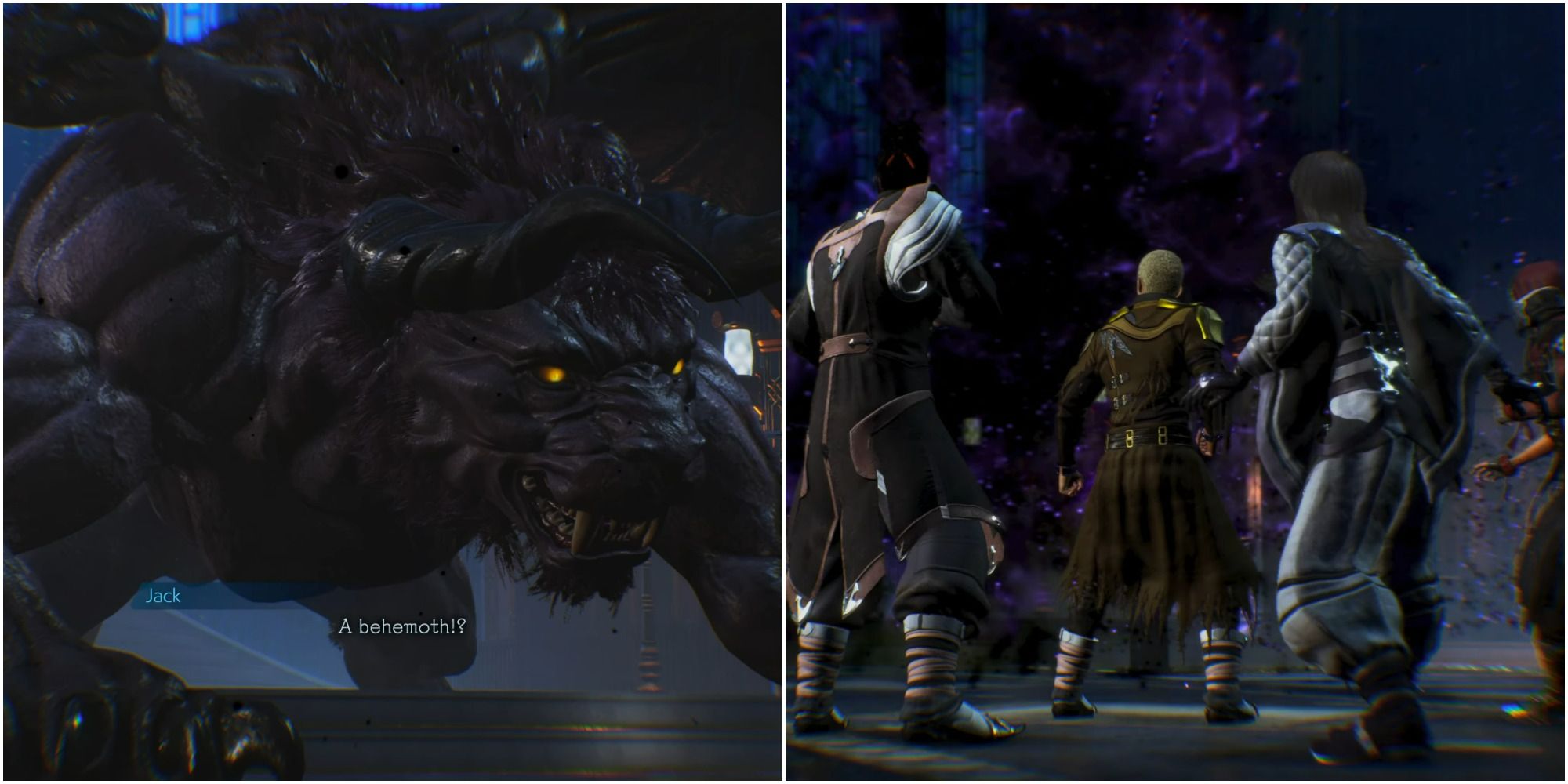 Final Fantasy_ Stranger of Paradise - Behemoth Boss Fight Split