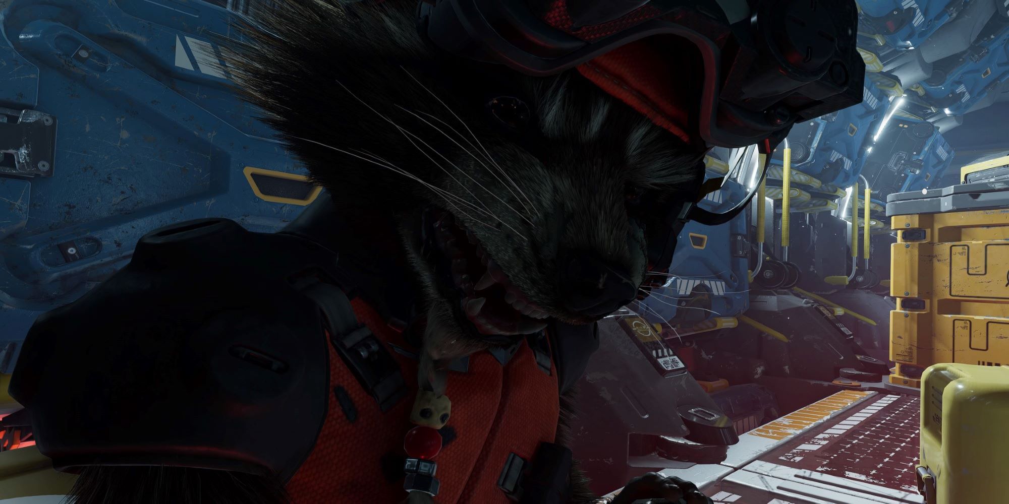 Guardians Of The Galaxy Rocket Raccoon Photo Mode Snarling