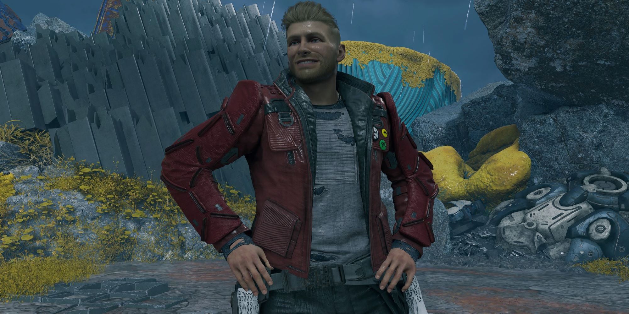Guardians Of The Galaxy Star-Lord Goofy Smile Pose