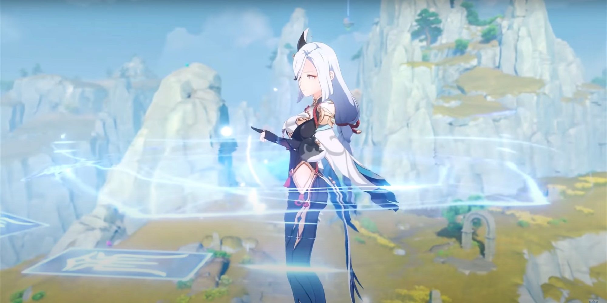 Genshin Shenhe Idle Animation