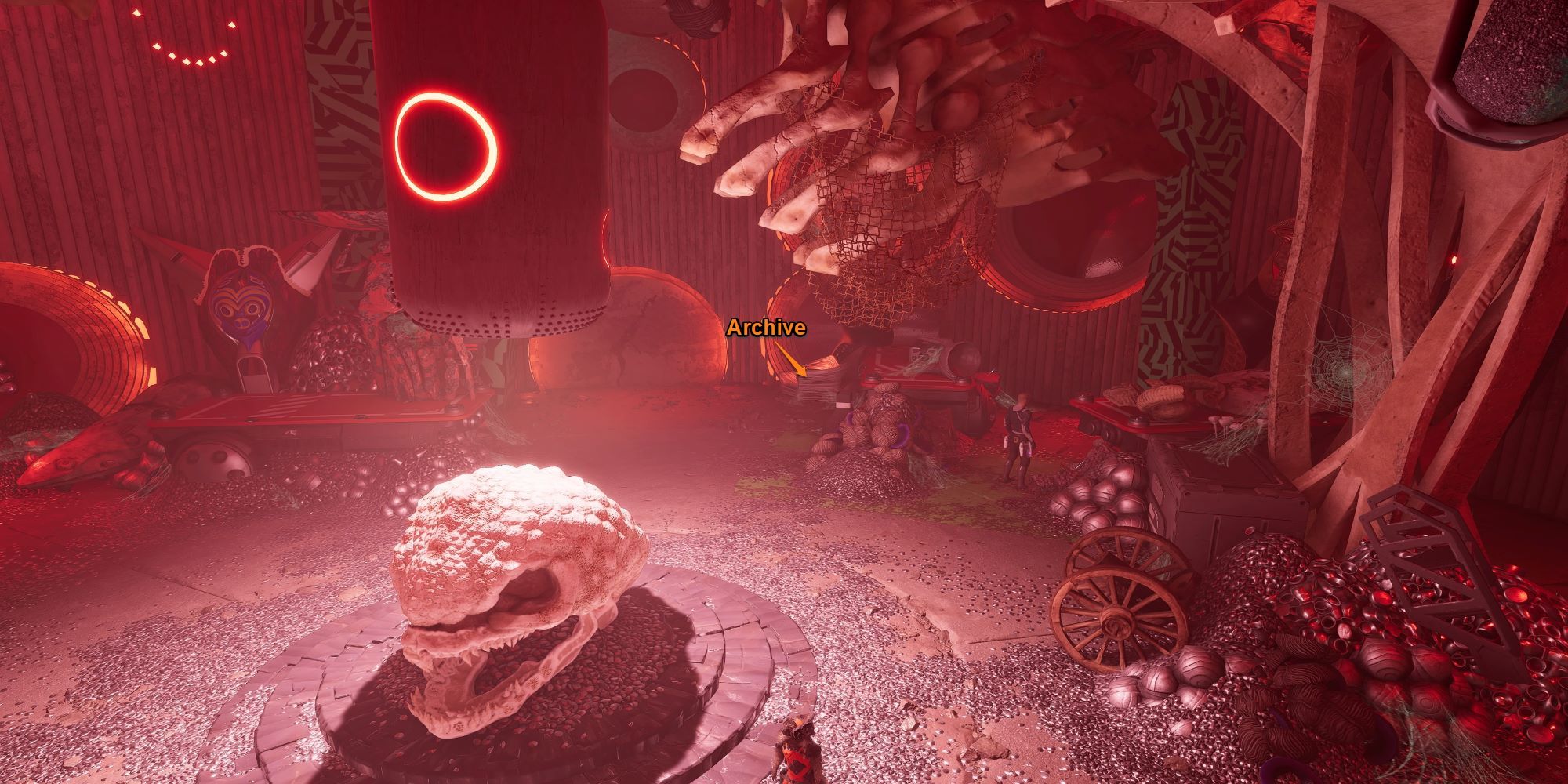 Star-Lord In Vault Behind Skull Near Archive