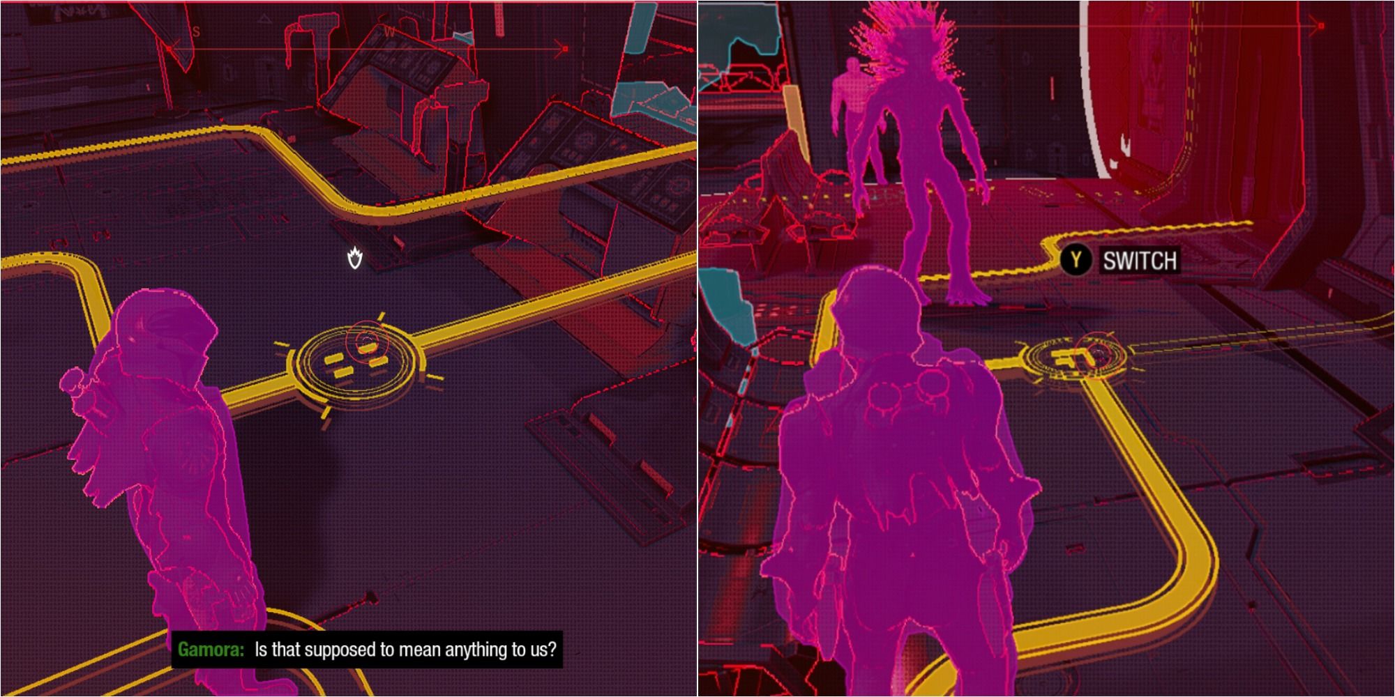 Guardians Of The Galaxy Chapter 5 Switches In Split Image