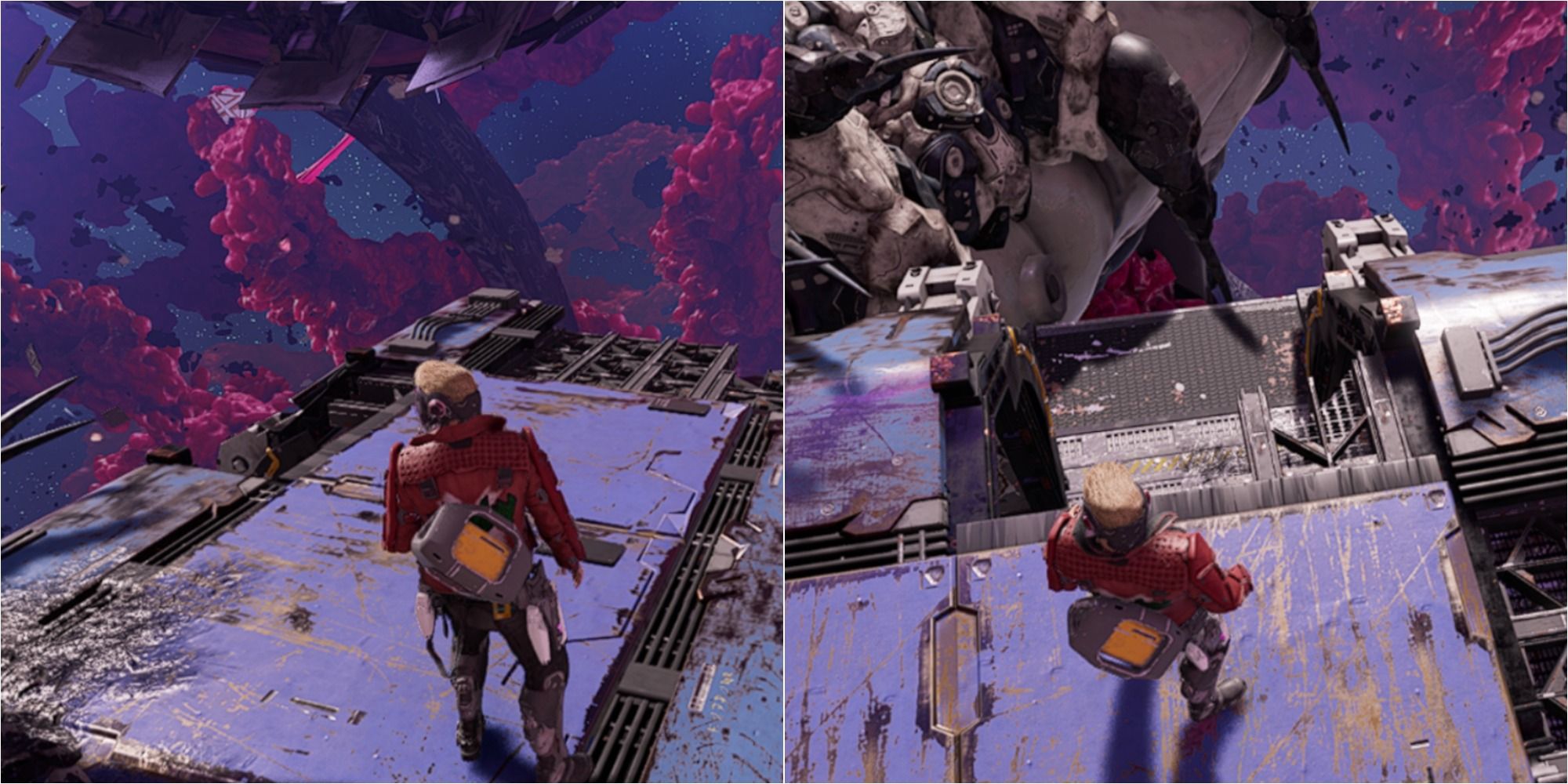 Guardians Of The Galaxy Split Image Drop Down