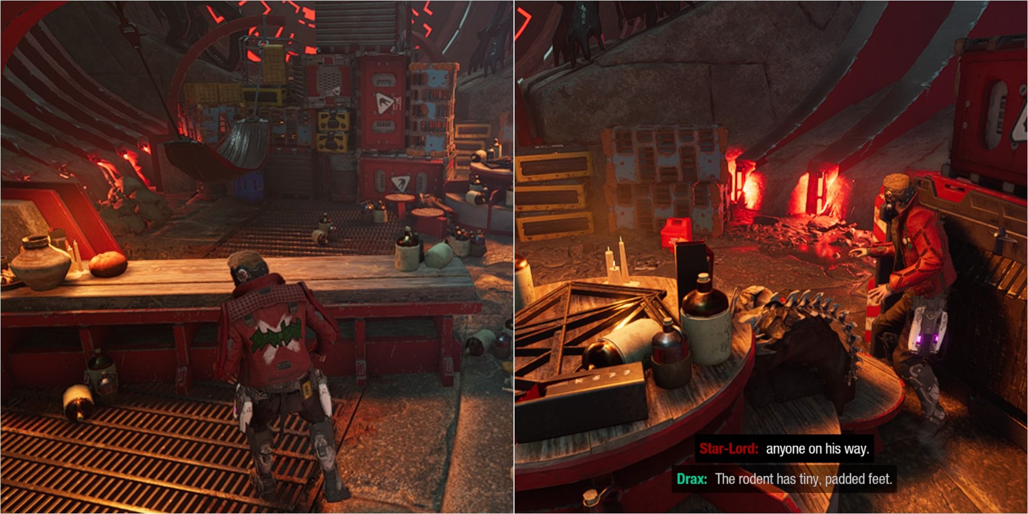 Guardians Of The Galaxy Split Image On Way To Five Horsemen Of The Apocalypse Outfit