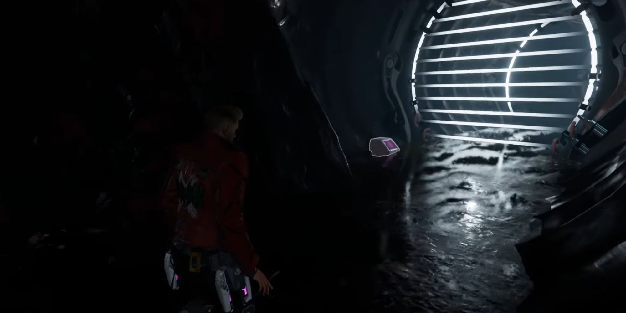 Guardians Of The Galaxy Screenshot Of Outfit In Sewer