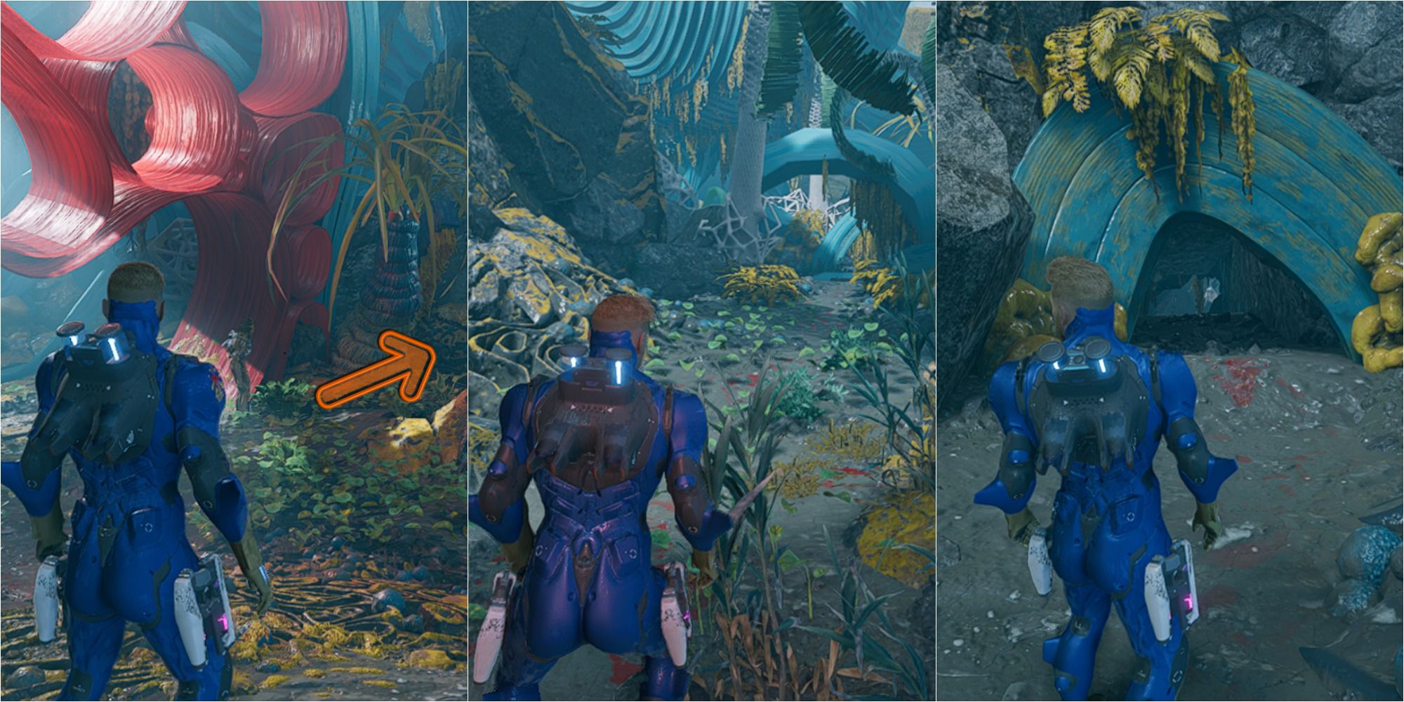 Guardians Of The Galaxy Third Chapter Jungle Split Image