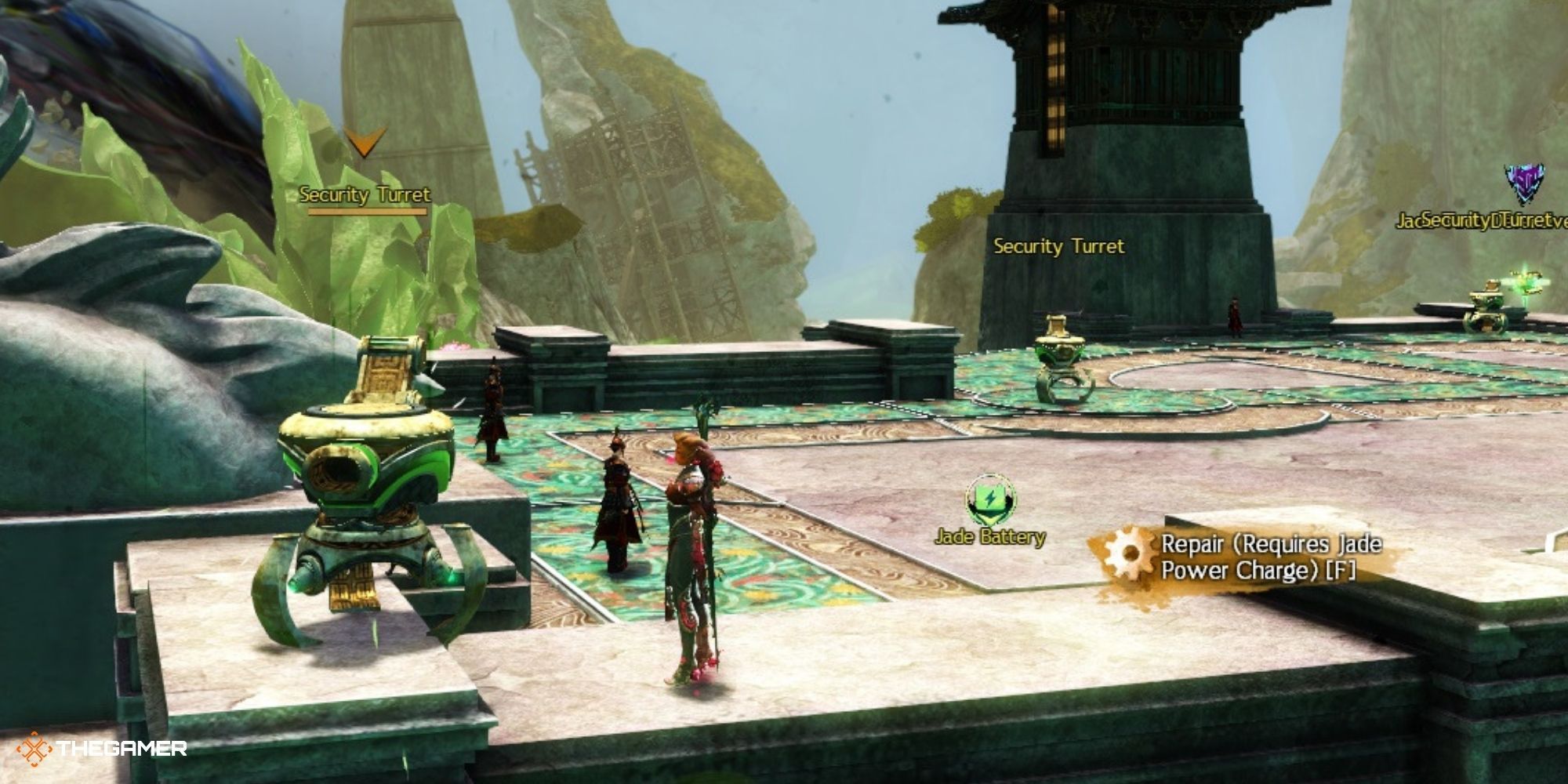 Guild Wars 2 End of Dragons - Jade Tech Security Turret