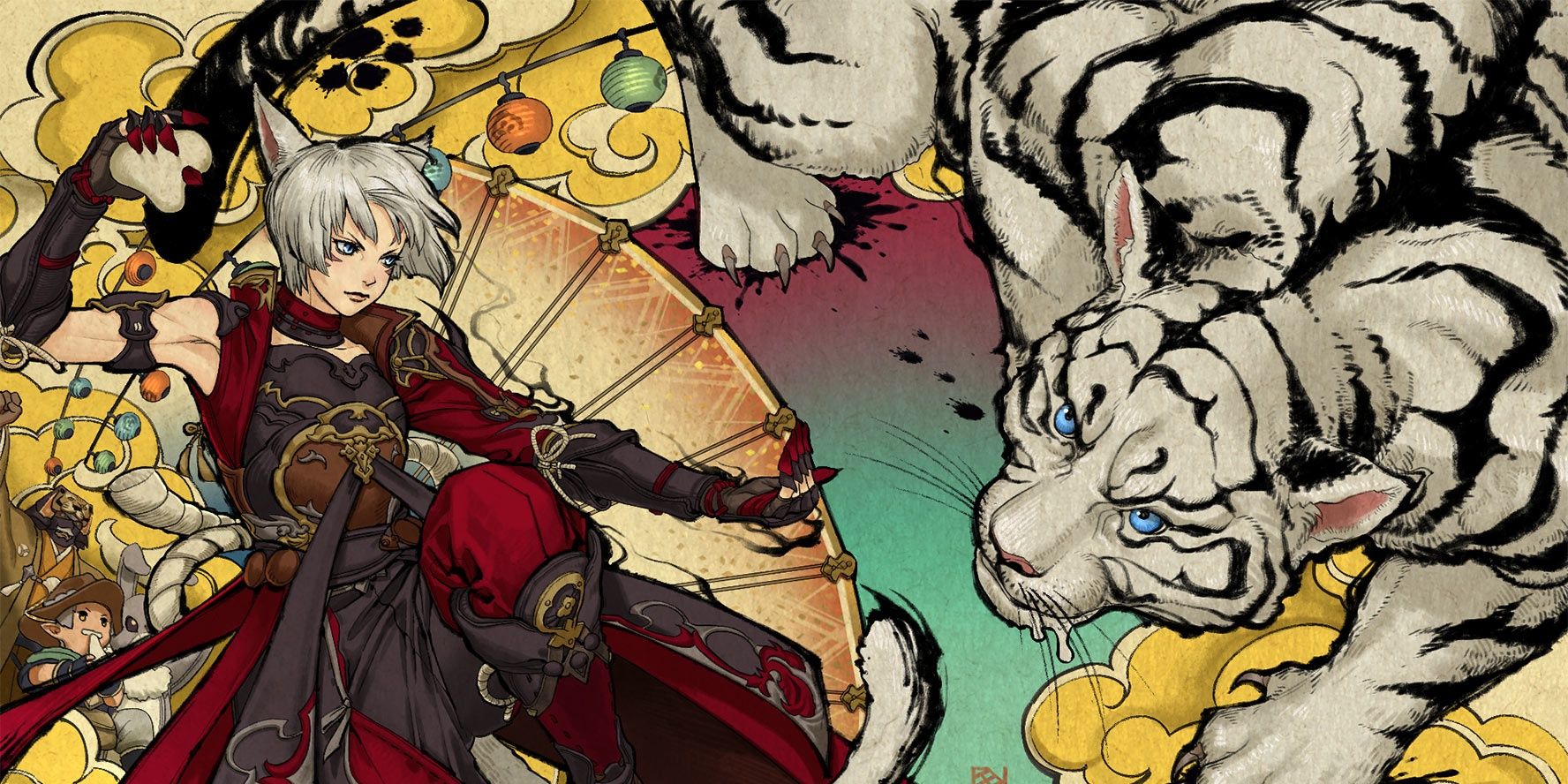Promotional Art for Final Fantasy 14's Heavensturn
